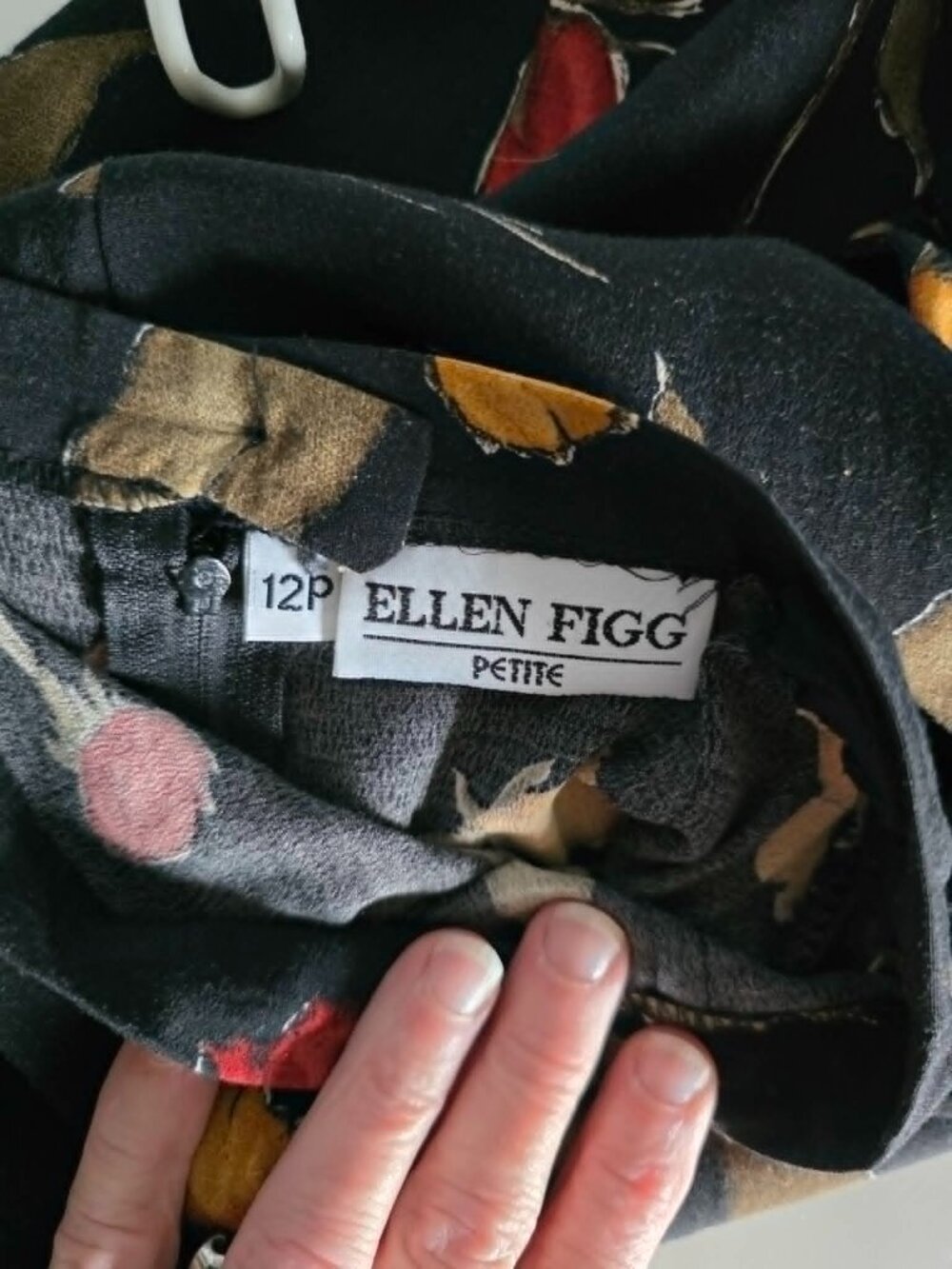 Vintage Ellen Figg Floral Fall Maxi Skirt - Picture 6 of 6
